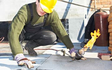 Trimdon Colliery flat roof construction